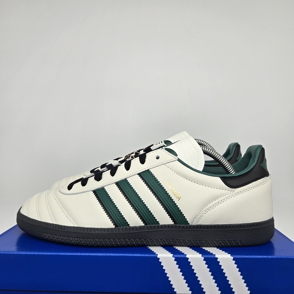 New adidas Samba JP White Collegiate Green Carbon Men's Shoes Size 9